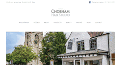 Desktop Screenshot of chobhamhairstudio.com